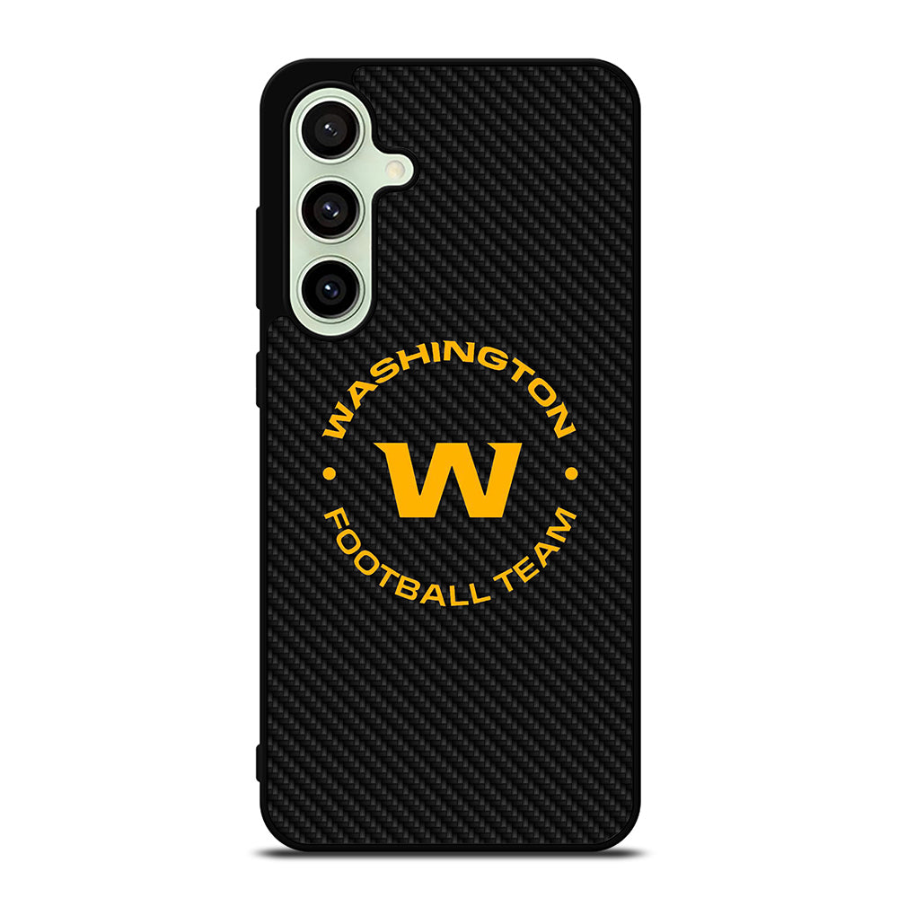 WASHINGTON FOOTBALL LOGO CARBON Samsung Galaxy S24 FE Case Cover