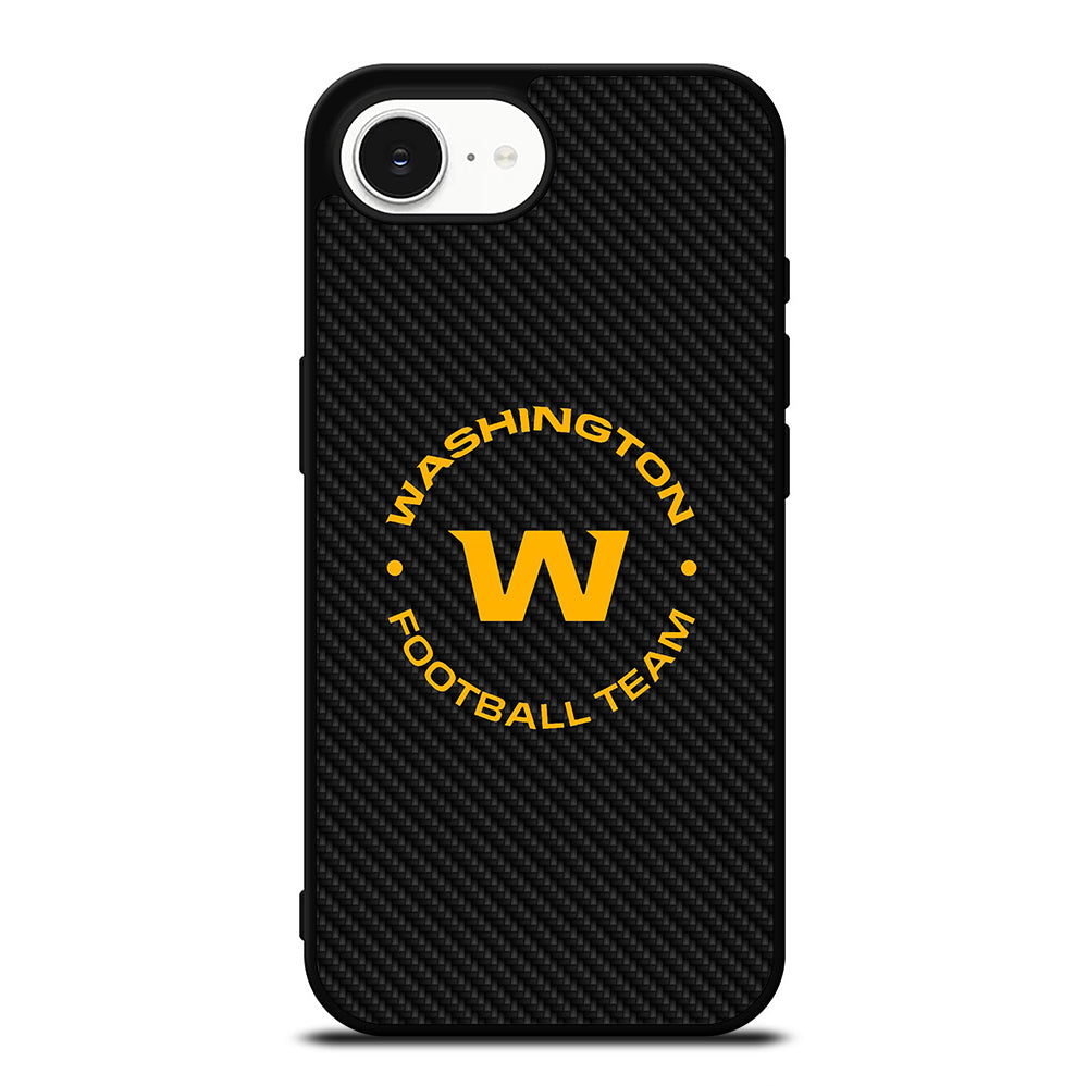 WASHINGTON FOOTBALL LOGO CARBON iPhone 16e Case Cover