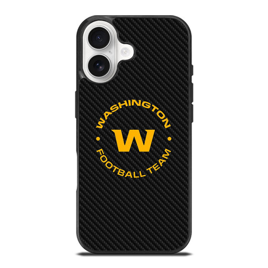 WASHINGTON FOOTBALL LOGO CARBON iPhone 17 Case Cover