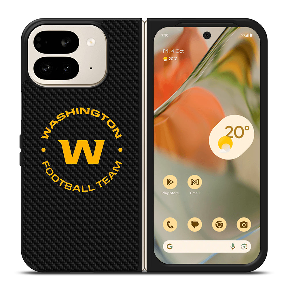 WASHINGTON FOOTBALL LOGO CARBON Google Pixel 9 Pro Fold Case Cover