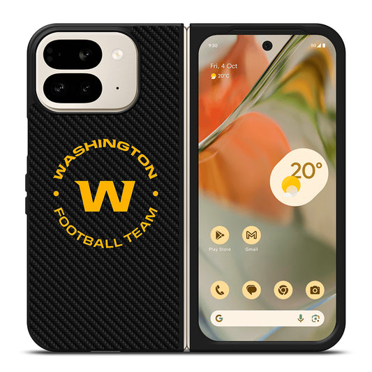 WASHINGTON FOOTBALL LOGO CARBON Google Pixel 9 Pro Fold Case Cover