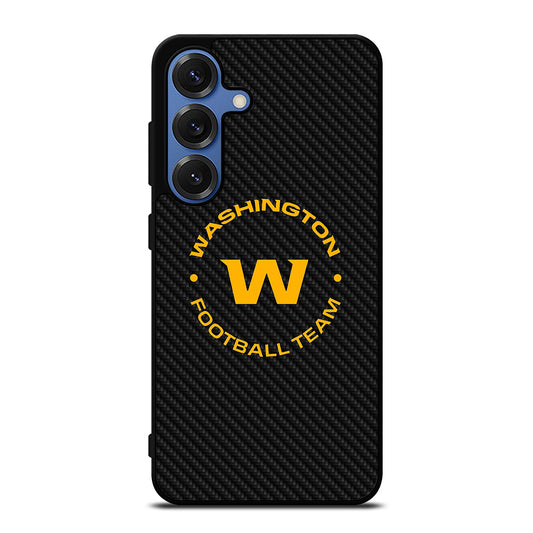 WASHINGTON FOOTBALL LOGO CARBON Samsung Galaxy S25 Case Cover