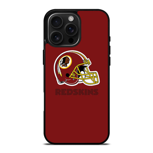 WASHINGTON FOOTBALL REDSKINS HELMET LOGO iPhone 16 Pro Max Case Cover