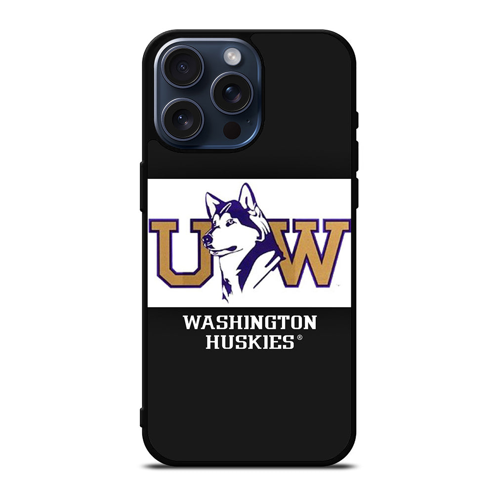 WASHINGTON HUSKIES FOOTBALL ICON iPhone 15 Pro Max Case Cover