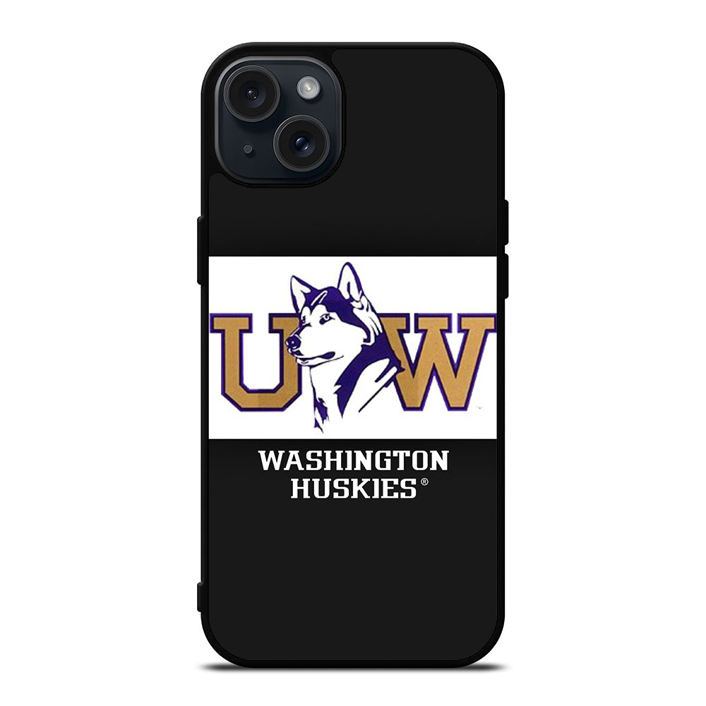 WASHINGTON HUSKIES FOOTBALL ICON iPhone 15 Plus Case Cover