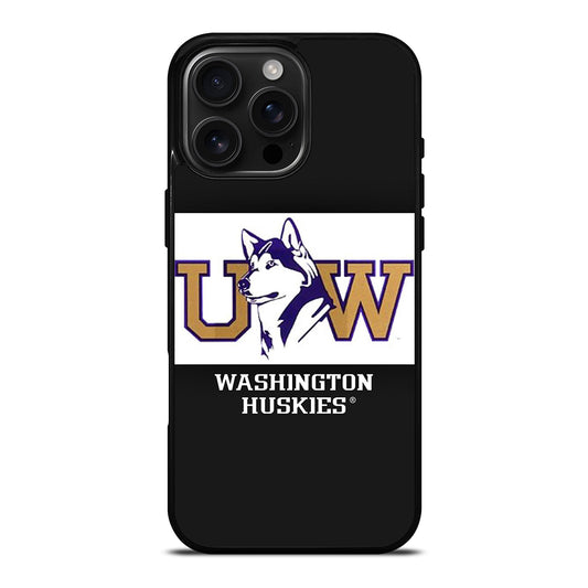 WASHINGTON HUSKIES FOOTBALL ICON iPhone 16 Pro Max Case Cover