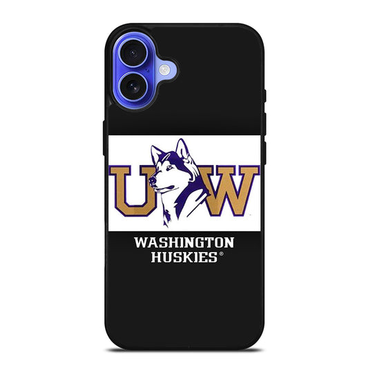 WASHINGTON HUSKIES FOOTBALL ICON iPhone 16 Case Cover