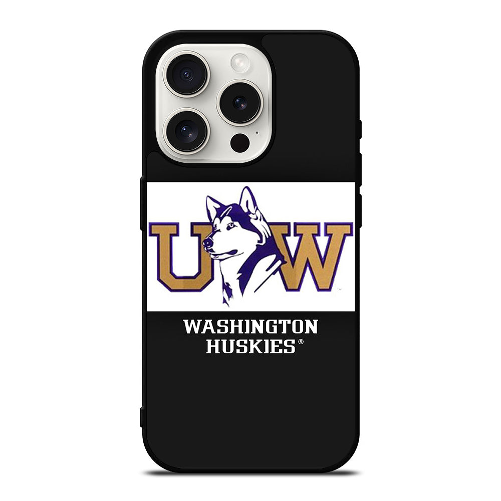 WASHINGTON HUSKIES FOOTBALL ICON iPhone 15 Pro Case Cover