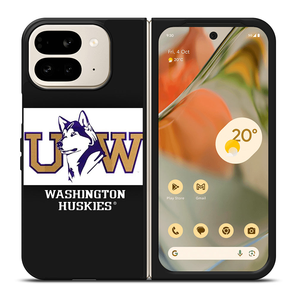 WASHINGTON HUSKIES FOOTBALL ICON Google Pixel 9 Pro Fold Case Cover