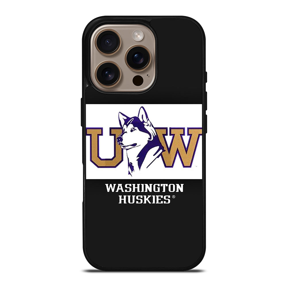 WASHINGTON HUSKIES FOOTBALL ICON iPhone 16 Pro Case Cover