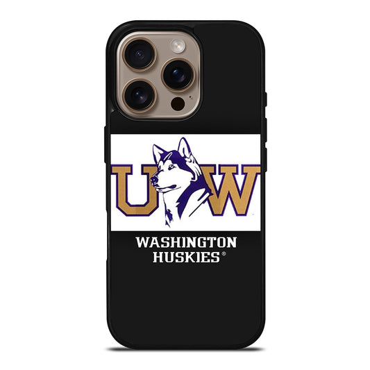 WASHINGTON HUSKIES FOOTBALL ICON iPhone 16 Pro Case Cover