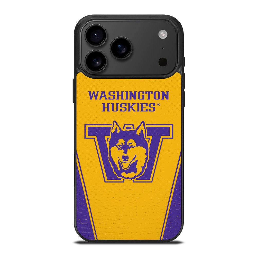 WASHINGTON HUSKIES FOOTBALL LOGO iPhone 17 Pro Max Case Cover