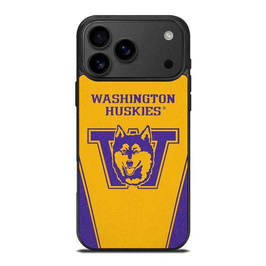 WASHINGTON HUSKIES FOOTBALL LOGO iPhone 17 Pro Max Case Cover