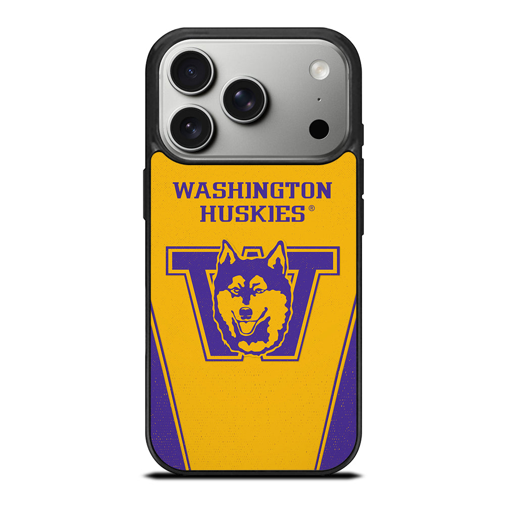 WASHINGTON HUSKIES FOOTBALL LOGO iPhone 17 Pro Case Cover