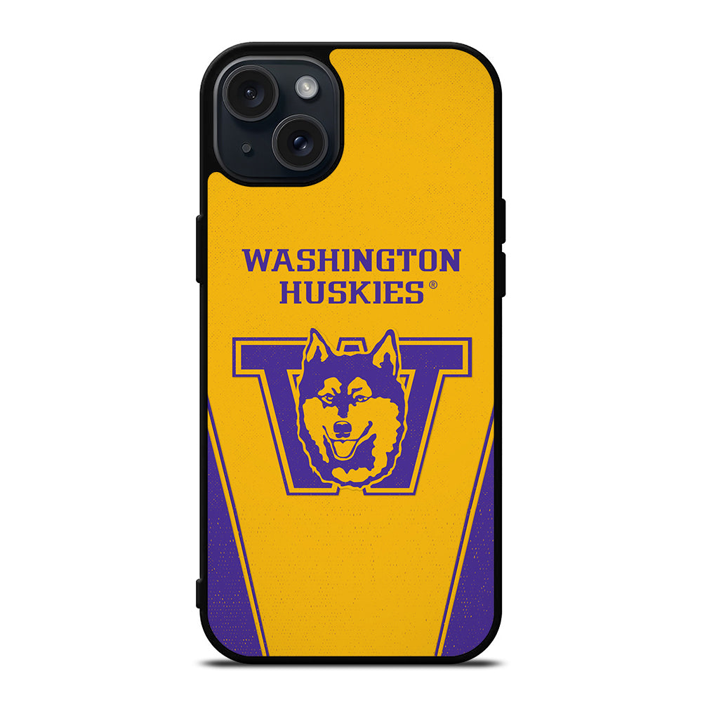 WASHINGTON HUSKIES FOOTBALL LOGO iPhone 15 Plus Case Cover