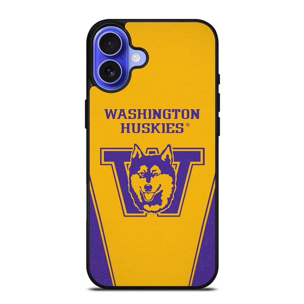WASHINGTON HUSKIES FOOTBALL LOGO iPhone 16 Case Cover