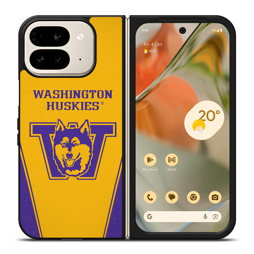WASHINGTON HUSKIES FOOTBALL LOGO Google Pixel 9 Pro Fold Case Cover