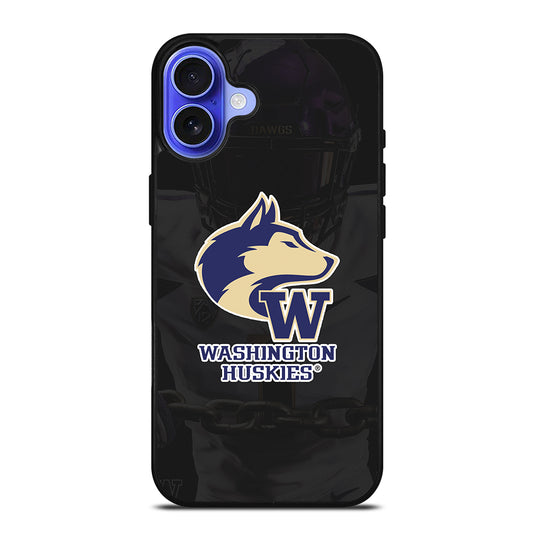 WASHINGTON HUSKIES FOOTBALL SYMBOL iPhone 16 Case Cover