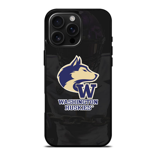 WASHINGTON HUSKIES FOOTBALL SYMBOL iPhone 16 Pro Max Case Cover