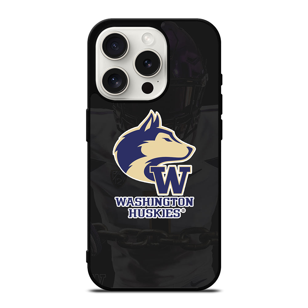 WASHINGTON HUSKIES FOOTBALL SYMBOL iPhone 15 Pro Case Cover