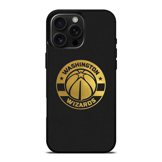 WASHINGTON WIZARDS BASKETBALL GOLD LOGO iPhone 16 Pro Max Case Cover
