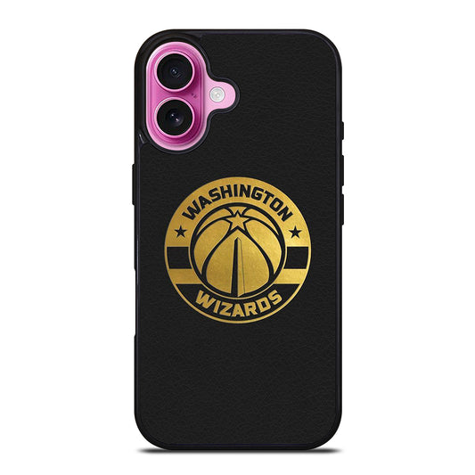 WASHINGTON WIZARDS BASKETBALL GOLD LOGO iPhone 16 Plus Case Cover