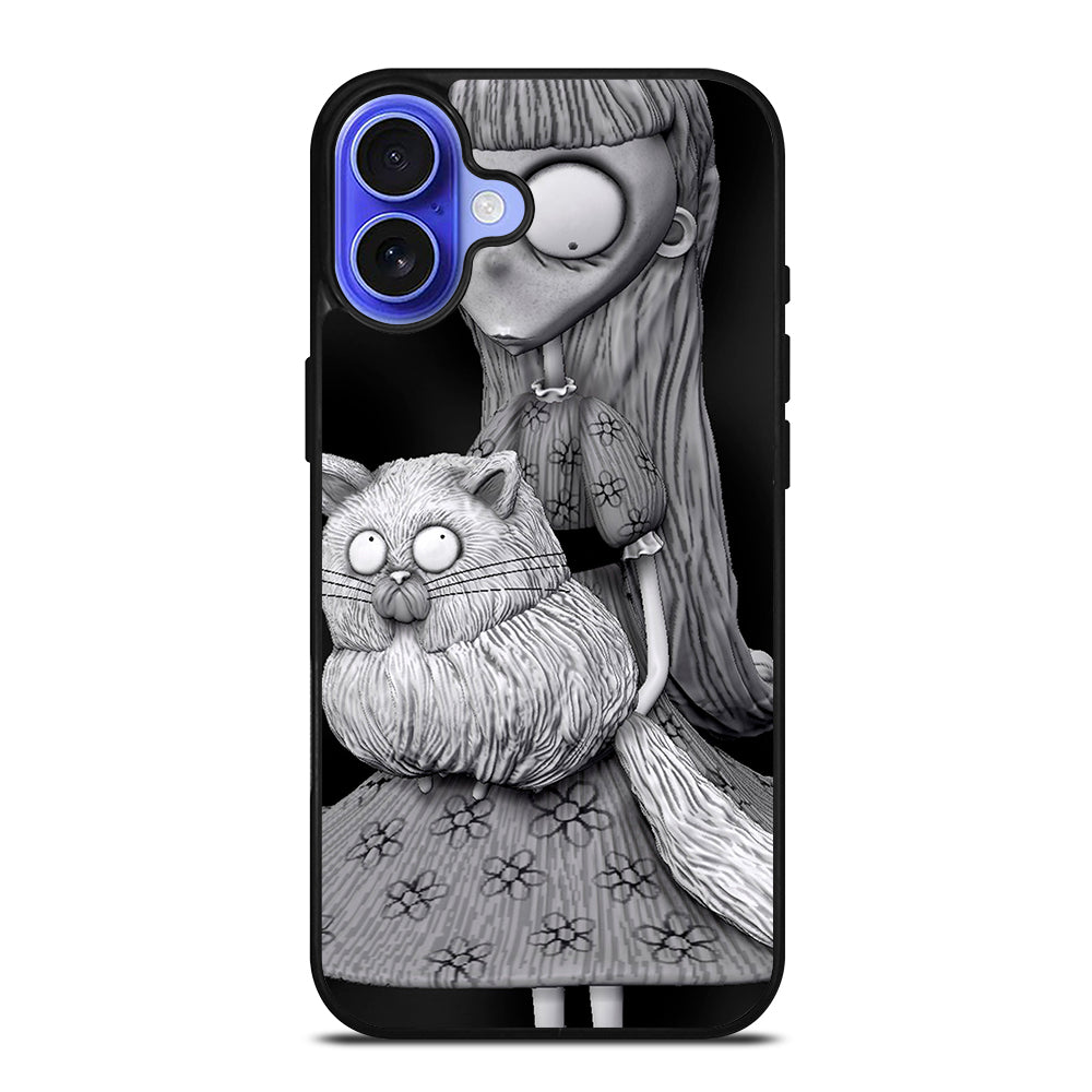 WEIRD GIRL FRANKENWEENIE ART iPhone 16 Case Cover
