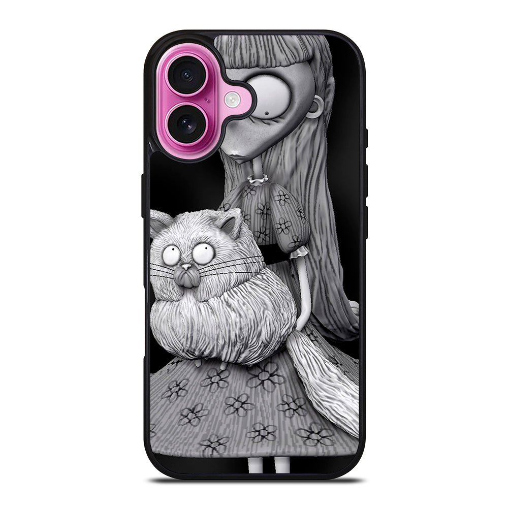 WEIRD GIRL FRANKENWEENIE ART iPhone 16 Plus Case Cover