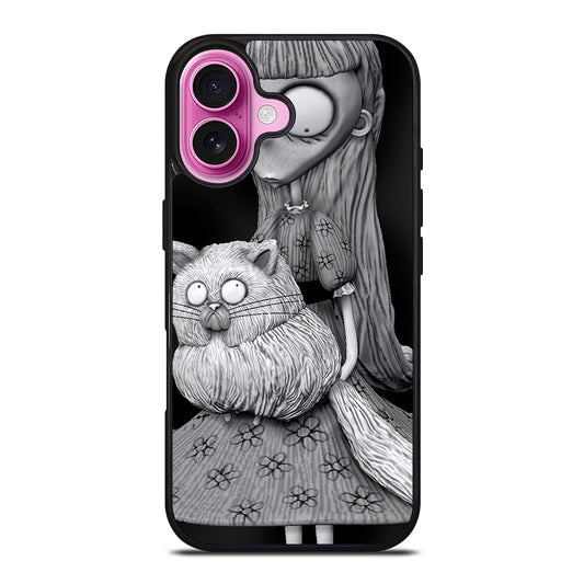 WEIRD GIRL FRANKENWEENIE ART iPhone 16 Plus Case Cover