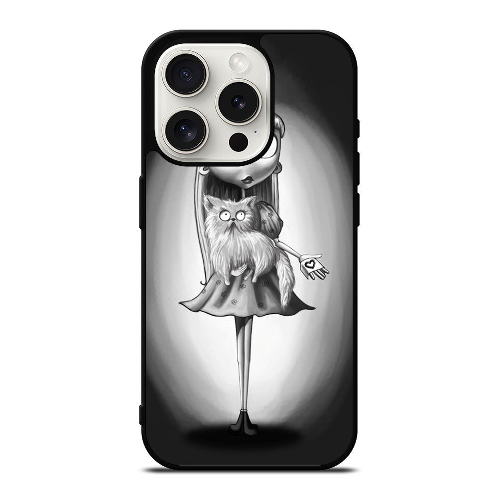 WEIRD GIRL FRANKENWEENIE CARTOON iPhone 15 Pro Case Cover