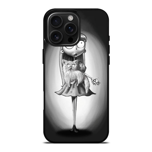 WEIRD GIRL FRANKENWEENIE CARTOON iPhone 16 Pro Max Case Cover