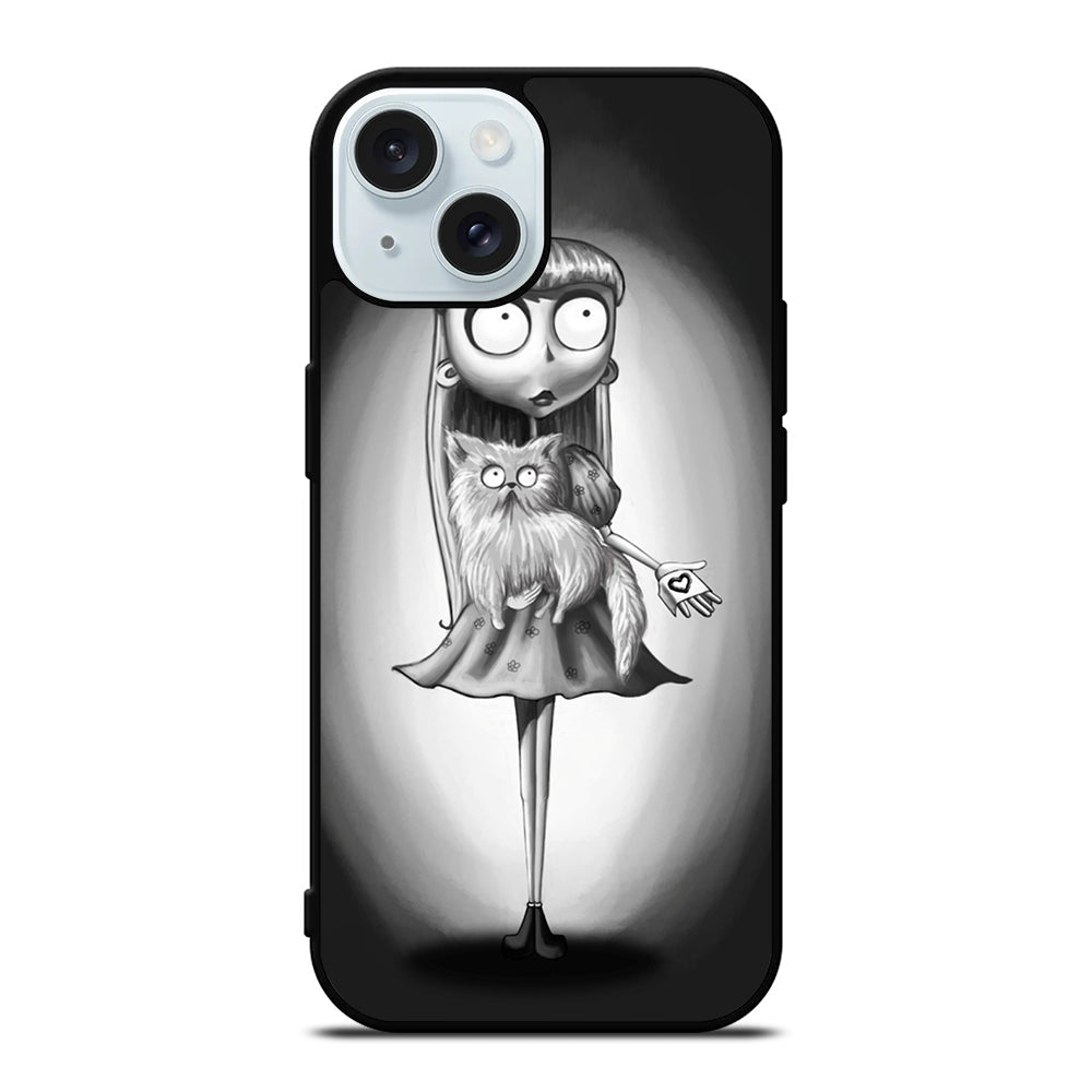 WEIRD GIRL FRANKENWEENIE CARTOON iPhone 15 Case Cover