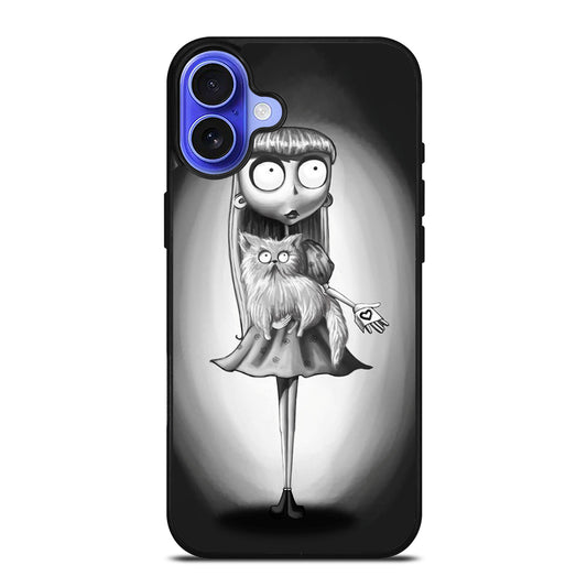 WEIRD GIRL FRANKENWEENIE CARTOON iPhone 16 Case Cover