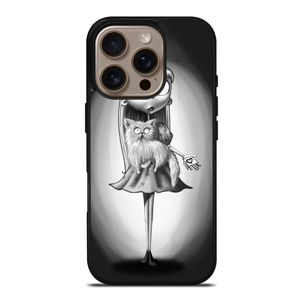 WEIRD GIRL FRANKENWEENIE CARTOON iPhone 16 Pro Case Cover