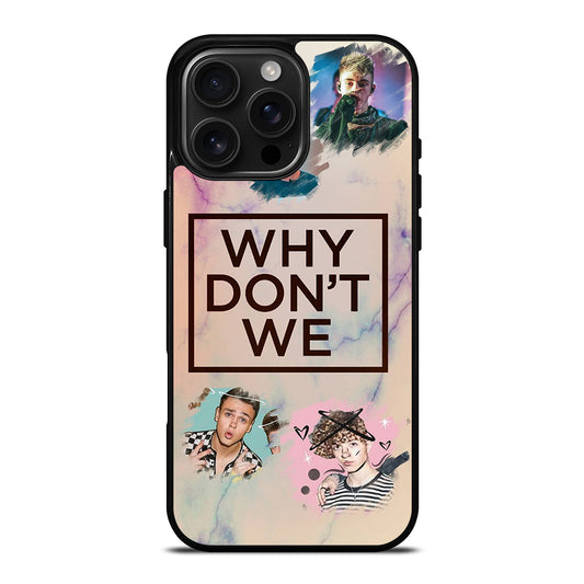 WHY DON'T WE BOY BAND 3 iPhone 16 Pro Max Case Cover