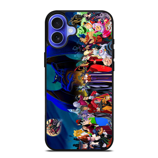 WICKED DISNEY VILLAINS CARTOON 1 iPhone 16 Case Cover