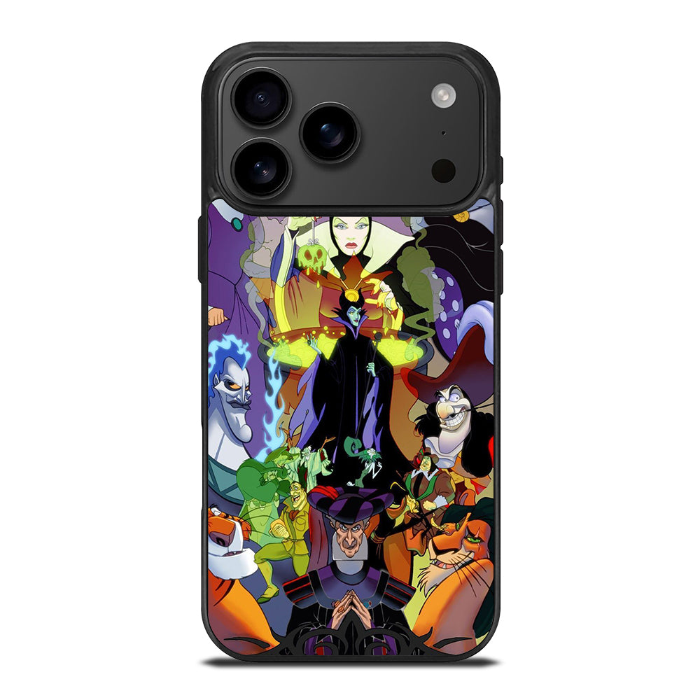 WICKED DISNEY VILLAINS CARTOON 3 iPhone 17 Pro Max Case Cover