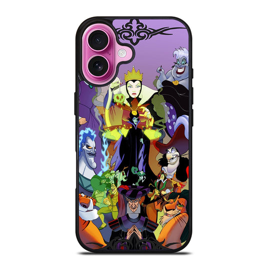 WICKED DISNEY VILLAINS CARTOON 3 iPhone 16 Plus Case Cover