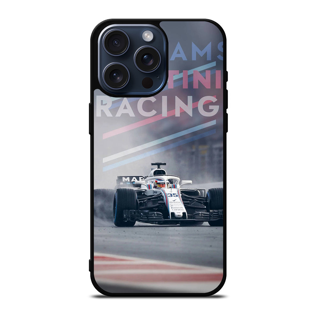 WILLIAMS MARTINI RACING F1 iPhone 15 Pro Max Case Cover