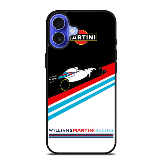WILLIAMS MARTINI RACING LOGO iPhone 16 Case Cover