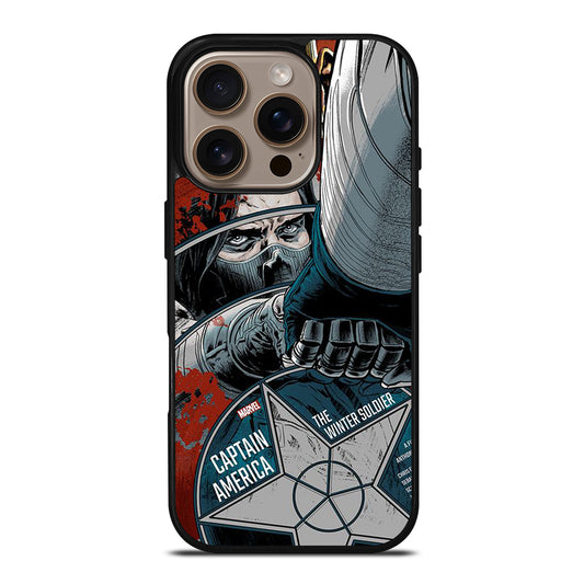 WINTER SOLDIER MARVEL COMIC iPhone 16 Pro Case Cover