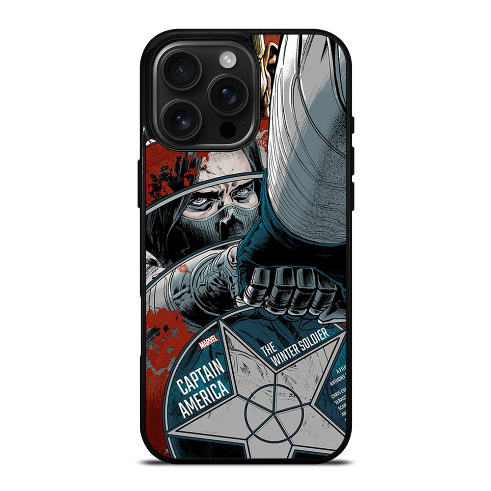 WINTER SOLDIER MARVEL COMIC iPhone 16 Pro Max Case Cover