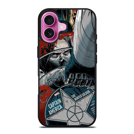 WINTER SOLDIER MARVEL COMIC iPhone 16 Plus Case Cover