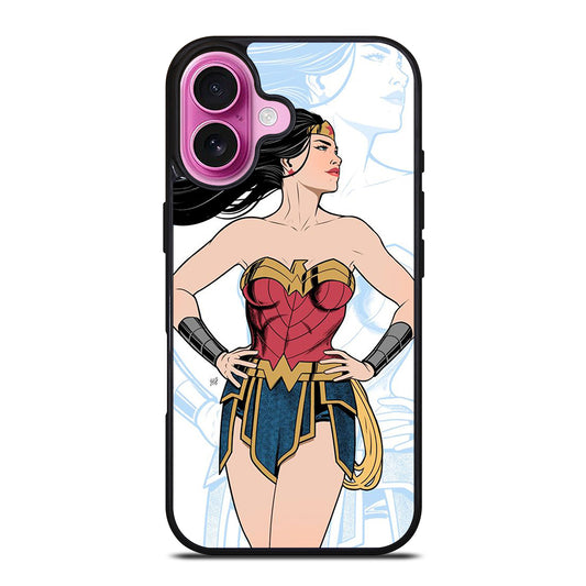 WONDER WOMAN CARTOON iPhone 16 Plus Case Cover