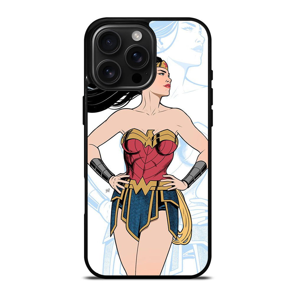 WONDER WOMAN CARTOON iPhone 16 Pro Max Case Cover
