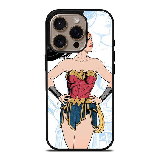 WONDER WOMAN CARTOON iPhone 16 Pro Case Cover