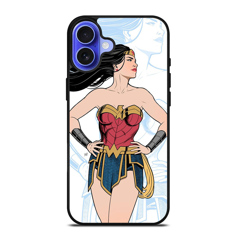 WONDER WOMAN CARTOON iPhone 16 Case Cover