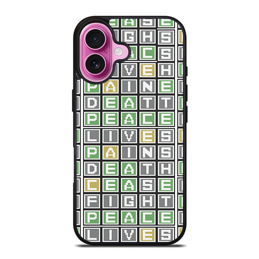 WORDLE GAME 2 iPhone 16 Plus Case Cover