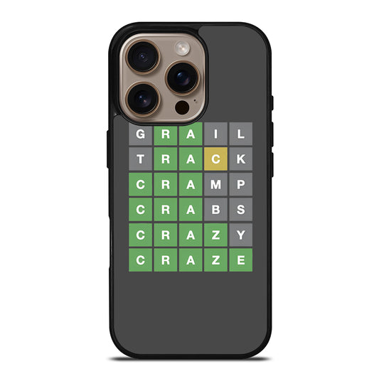 WORDLE GAME 3 iPhone 16 Pro Case Cover