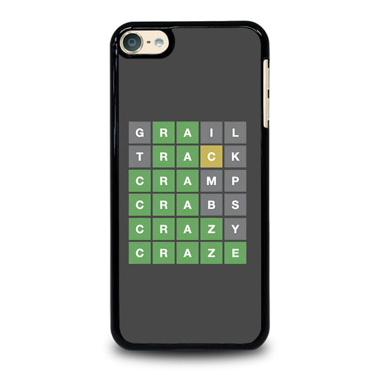 WORDLE GAME 3 iPod Touch 6 Case Cover